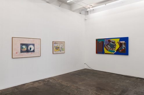 Pacing - Installation view, north / west walls. Photo: Sabrina Slavin.