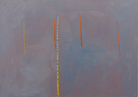 QuietlyLoud – Natasha Conway, Alisha Kerlin, Cassie Raihl - Alisha Kerlin, With some extent (Optimistic), 2010. Oil on canvas, 42 x 59 in.
