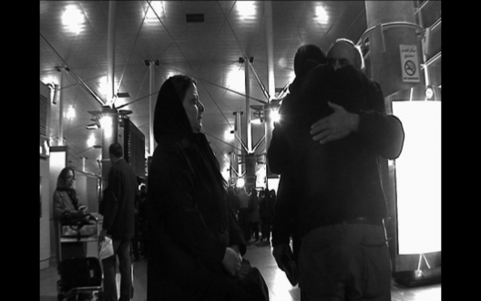 Iran via Video Current – a screening curated by Amirali Ghasemi and Sandra Skurvida - Amirali Mohebinejad: 27 Minutes to Go, 2009. Video, 17:00 min, image courtesy the artist and OtherIS.

The act of leaving is a very common prescription for sick societies, such as mine. It was never that common to me... It's understandable as a short-term treatment, but not as a permanent cure. For a nostalgic person that I am, it was the risk of missing homeland, childhood, family, memories, and friends; versus having some conditional opportunities in other places. It's about the price I pay. On the other hand, the number of people around me is constant decreasing, which is the sad part of staying. Unfortunately, I, as a non-leaver, just wait for the next goodbye; and as time goes by, I find myself increasingly alone in my own country. It is the concept of isolation.