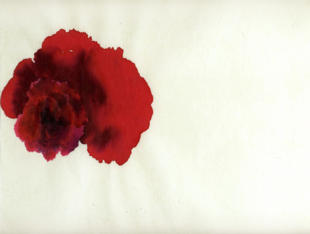 Aiditi Singh – All that is left behind - Aditi Singh, Untitled, 2015, Ink on Washi paper, 9.75 x 12.75 in.