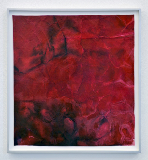 Aditi Singh – So much the less complete - Untitled, 2016. Ink on paper, 18 x 16.5 in.