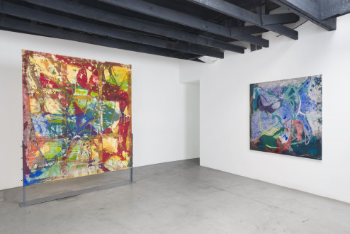 Painting the Magic Mountain, Michael Benevento Gallery, Los Angeles - Installation shot, Michael Benevento Gallery, 2016. Photograph by Ed Mumford, courtesy of Michael Benevento Gallery. 