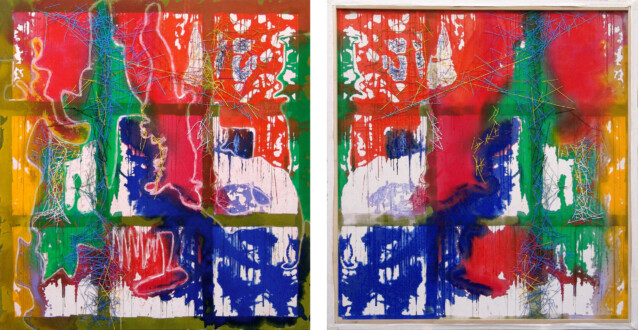 Dona Nelson – Double sided paintings - <i data-eio=