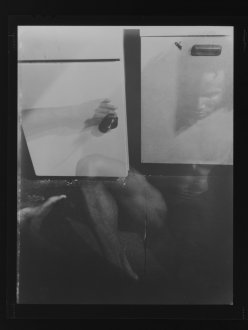 <i>Defining Self Sufficiency</i>, 1993. Black and White silver gelatin print. Edition of 6 (+1 AP).