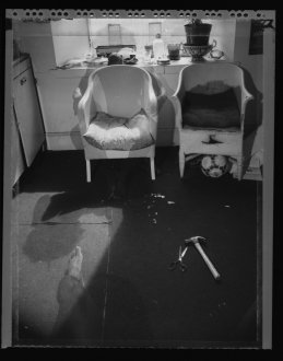 <i>Defining Self Sufficiency</i>, 1993. Black and White silver gelatin print. Edition of 6 (+1 AP).