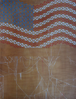 Contemporary Art from Pakistan – Huma Mulji, Bani Abidi, Naiza Khan, Hamra Abbas, Rashid Rana, Mahbub Shah, Zahoor Ul Akhlaq, Muhammad Zeeshan - Muhammad Zeeshan: Still So Great, 2007. Gouache on wasli, 26.5 x 20.5 in.