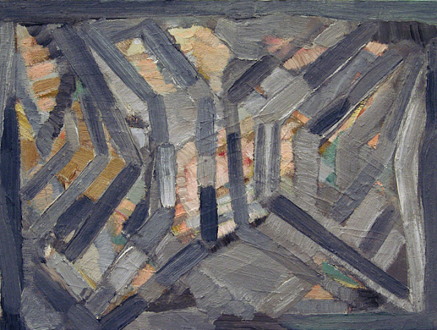 QuietlyLoud – Natasha Conway, Alisha Kerlin, Cassie Raihl - Natasha Conway, Untitled, 2010. Oil on linen, 12 x 16 in.