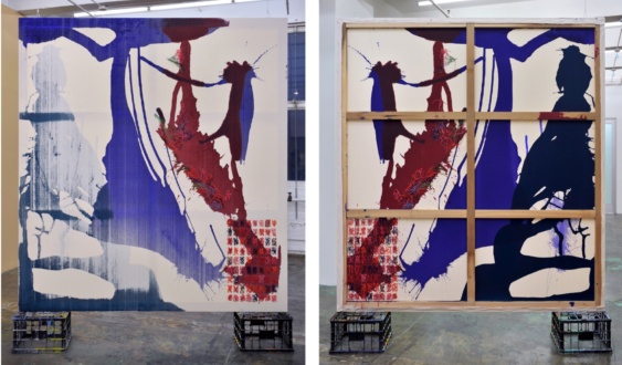 Dona Nelson – Double sided paintings - <i data-eio=