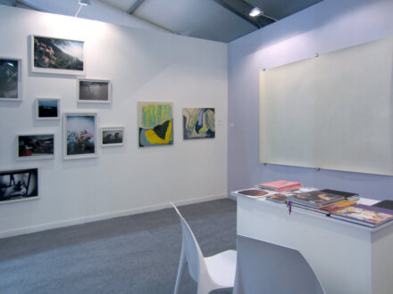 India Art Fair, New Delhi 2012 – Faiza But, Nadia Khawaja, PAT, Yamini Nayar, Shanna Waddell - Installation view from: 