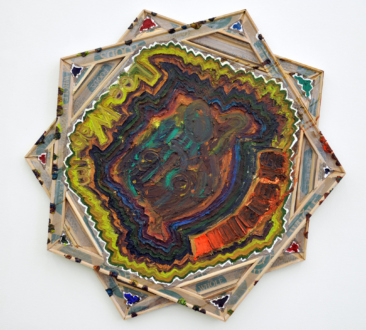 <i>Wan-Im</i>, 2018. Oil on canvas, 51 × 51 inches.