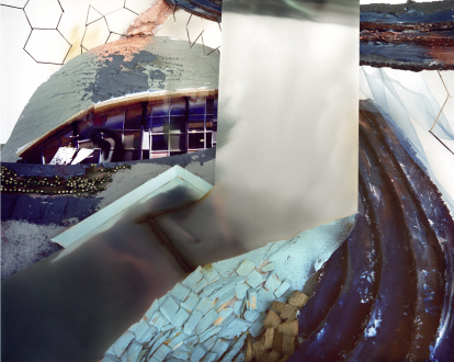 <i>Cascading Attica</i>, 2011. C-print, 40 x 50 in, edition of 5 (+2 AP). 