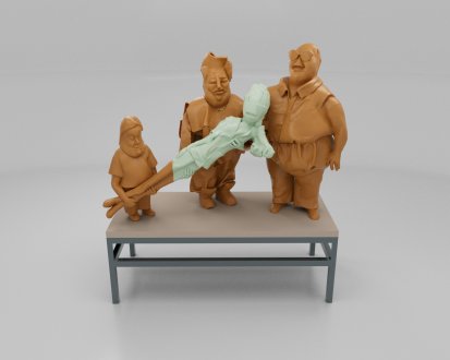 Andrew Ross, <i>Individuals</i>, 2025. 58 x 60 x 24 in.