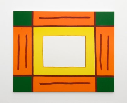 Harriet Korman, <i>Untitled,</i> 2025. 48 x 60 in.