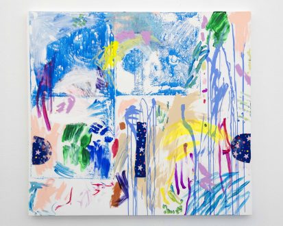 Hannah Beerman, <i>Ask your body</i>, 2025. 48 x 52 in.