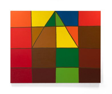 Harriet Korman, <i>Untitled,</i> 2023. 48 x 60 in.