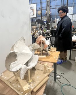 New Works - Andrew Ross, studio visit, 2025.