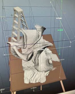 Andrew Ross, studio visit, 2025.