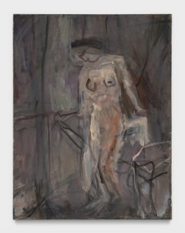<i>Nude Holding a Cloth II</i>, 2024. Oil on canvas, 18 x 14 in.