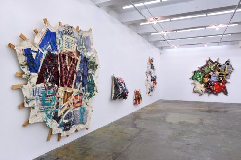 From Thomas Erben exhibition 2018, <i>Quilt Painting. </i> 