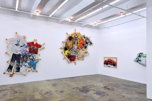 From Thomas Erben exhibition 2018, <i>Quilt Painting. </i> 