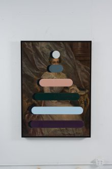 Stefan Sagmeister, <i>MS. MP</i> 2021. 51.625 x 41 in.