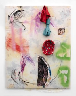 Hannah Beerman, <i>going went had had be</i>, 2023. 59 1/2 x 48 in.