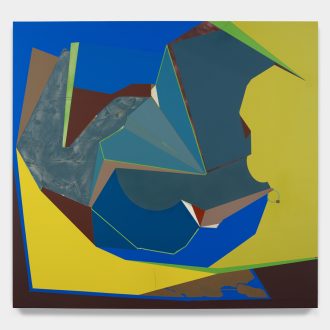 Sharon Yaoxi He, <i>03150411</i>, 2024. Acrylic and flashe on canvas, 68 x 72 inches.