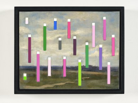 Stefan Sagmeister, <i>Messing Around Again</i>, 2025. 48 x 60 in.